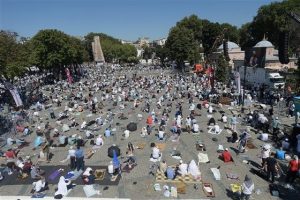 Hagia Sophia Is Open For Muslims Prayer